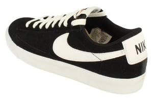 Nike Blazer Low Prm Vntg Wildleder Herren Schwarz Turnschuhe