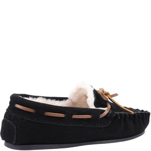 Hush Puppies Childrens/Kids Addison Wildleder Hausschuhe (Schwarz)