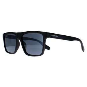 Lunettes de soleil Calvin Klein CK20521S 001 noir mat et miroir gunmetal