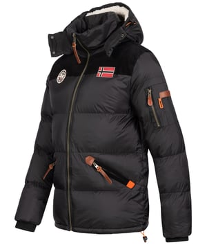 Geographical Norway Winterjacke Schwarz