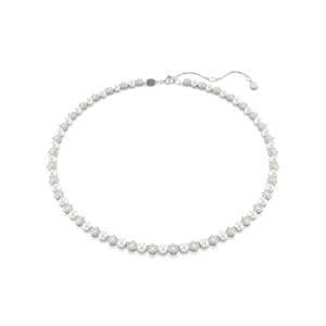 Swarovski 'Matrix Pearl' Damenhalskette aus Basismetall - Silber 5689623