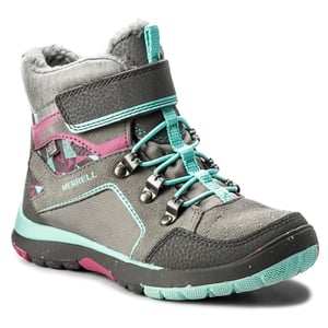 Merrell Moab Polar wasserdichte Kinder graue Stiefel