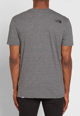 Die Nordwand Mens SS einfache Kuppel T Shirt grau