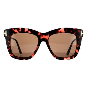 Tom Ford Square Damen Rosa Havanna Braun