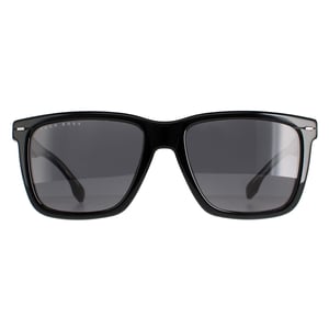 Hugo Boss Square Mens Black Ruthenium Grey Blue Boss 1317 / S