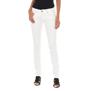 Lange Jeanshose mit schmal geschnittenem Saum 10DBF0475-B088 woman