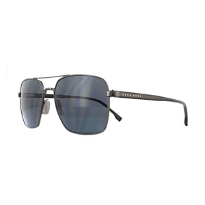 Lunettes De Soleil Hugo Boss 1045/S V81 IR Ruthénium Sombre Ruthénium Gris Bleu