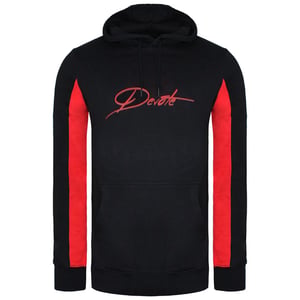 Widmen Sie London Irivin Mens Black/Red Hoodie