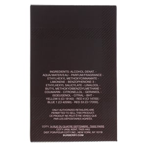 Burberry For Men Edt Spray.