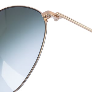 VB220S Damen-Sonnenbrille aus Metall in ovaler Form