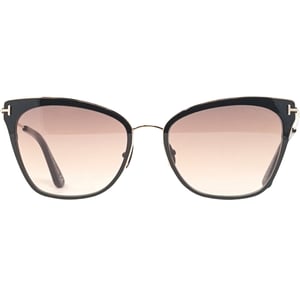 Tom Ford Faryn FT0843 01F Sonnenbrille in glänzendem Roségold