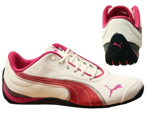 Puma Drift Cat III L Glitter Low Kids White Trainer