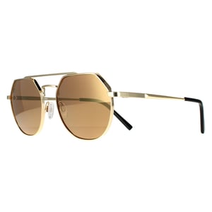 Serengeti Aviator Unisex Glänzend Hell Gold Saturn Fahrer Gold Polarisiert Shelby