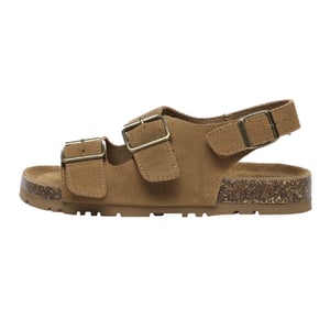 EVER AU Damen Leder Sandalen - Flame