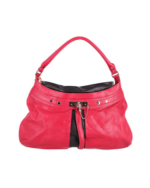 Marc Jacobs Lock it Up Camille Handtasche aus dunkelrosa Leder