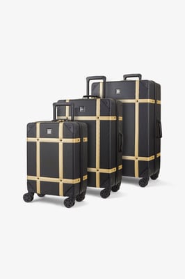 Hartschalen-Gepäckkoffer-Set in Gold