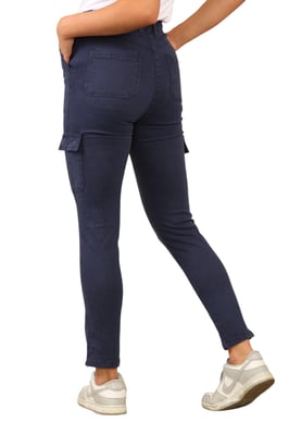 MYT Womens Cargo Chino Knöchel Grazer Hose in Navy
