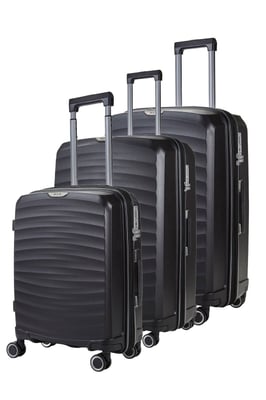 Hartschalenkoffer Set schwarz