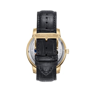 Heritor Automatikuhr Emmanuel Halbskelett mit Lederarmband