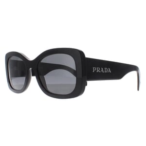 Prada PRA08S 1AB5S0 schwarz dunkelgrau Sonnenbrille