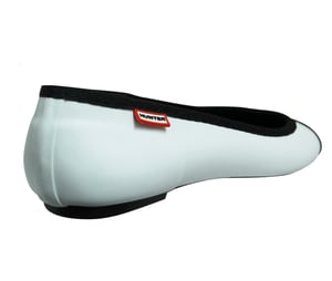 Hunter Original Ballett Damen weiße Schuhe