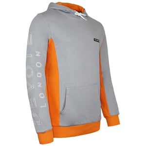 Widmen Sie London Cody Mens Grey/Orange Hoodie