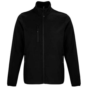 SOLS Herren Falcon Recycled Soft Shell Jacke (Schwarz)
