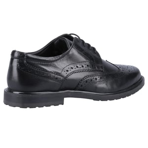 Hush Puppies Mädchen Verity Leder Brogues (Schwarz)