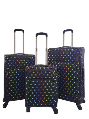 Leichte, bedruckte 8-Rollen-Reisegepäck-Softkoffer