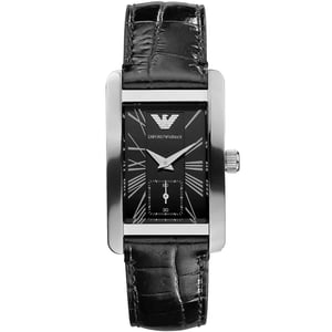 Emporio Armani AR0144 Schwarzes Zifferblatt Klassische Damenuhr