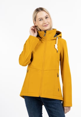 ICEBOUND Softshelljacke Damen Senf