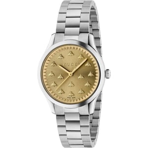 Gucci YA1265035 G-Timeless Gold Zifferblatt Damenuhr