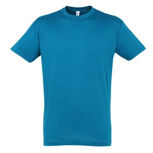 SOLS Mens Regent T-Shirt mit kurzen Ärmeln (Blue Atoll)