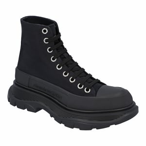 Alexander McQueen Tread Slick Stiefel in Schwarz