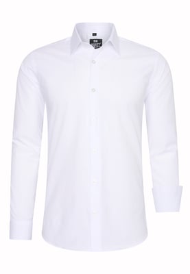 Rusty Neal Overhemd Slim Fit  Weiss