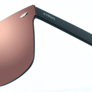 IRELAND Unisex-Sonnenbrille aus Nylon in runder Form
