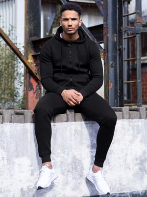 Herren Zip up Hoodie | Enzo Designer Herrenbekleidung