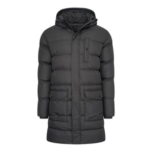 Cappuccino Italia Hooded Winter Jacket Zwart Schwarz