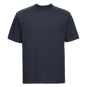 Russell Europe Herren T-Shirt mit kurzen Ärmeln aus Baumwolle (French Navy)