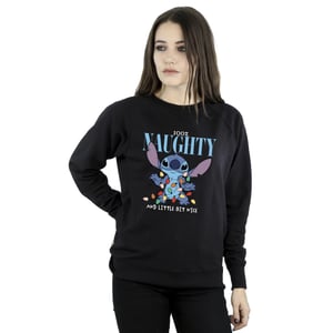 Disney - "Naughty & Nice" Sweatshirt für Damen (Schwarz)