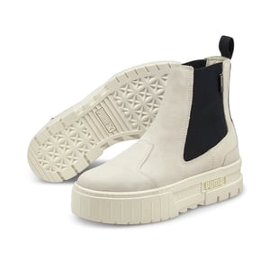Puma Mayze Chelsea Beige Womens Stiefel