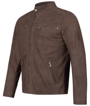 Rock Creek Lederjacke Dunkelbraun