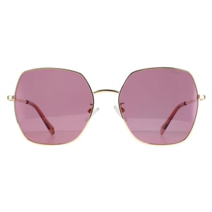 Polaroid Rund Damen Gold Rosa Rosa Polarisiert PLD 6178/G/S