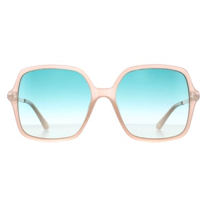 Guess Square Womens Glänzend Beige Grün Farbverlauf GU7845
