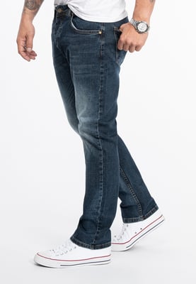 Rock Creek Jeans Straight Leg Blau