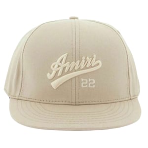 Amiri Baseball Design Tan Beige Taillierter Hut