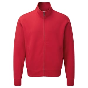 Russell Herren Authentic Full Zip Jacke (Klassisch Rot)