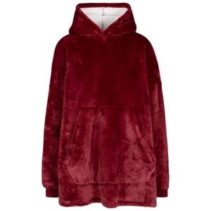 Trespass Unisex Erwachsene Gemütlichkeit Oversized Hoodie Blanket (Dark Cherry)