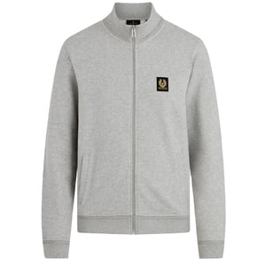 Graues Belstaff-Sweatshirt mit Reissverschluss