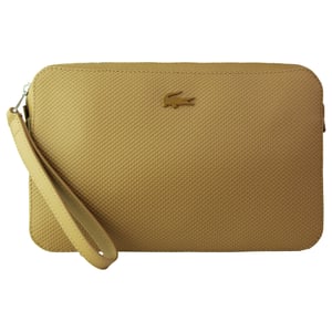 Lacoste Leder Herren Braune Beuteltasche